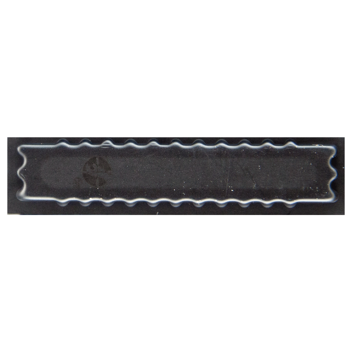 Etichetta AM 45x11 mm Nera